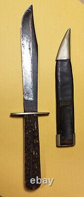 Old J. RODGERS & SONS 6 NORFOLK ST. Sheffield England vintage bowie knife