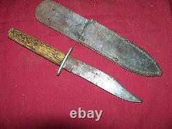 Old Joseph Allen & Sons Non XLL Sheffield England Hunting Knife And J Vintage 8