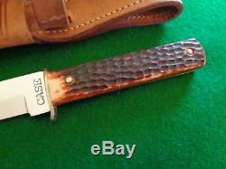 Old RARE c. 1940's-50's CASE 652-5 SECOND CUT RED STAG Hunting Knife MIB