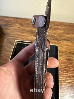 Old Vintage Case XX Boot Hunter Fixed Blade Fighting Hunting Knife withSheath Box