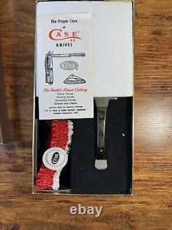 Old Vintage Case XX Boot Hunter Fixed Blade Fighting Hunting Knife withSheath Box