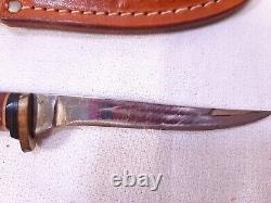 Old Vintage Western, L28, Hunting, Bird & Trout Small Skinning Knife, Sheath Z03