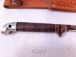 Old Vintage Western, L28, Hunting, Bird & Trout Small Skinning Knife, Sheath Z03