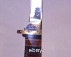 Old Vintage Western, L28, Hunting, Bird & Trout Small Skinning Knife, Sheath Z03