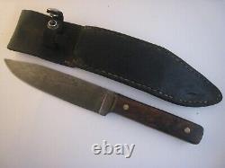 Old West Trading Post Knife & Sheath,' Snake Brand' Sheffield, Nice