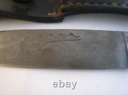 Old West Trading Post Knife & Sheath,' Snake Brand' Sheffield, Nice