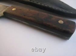 Old West Trading Post Knife & Sheath,' Snake Brand' Sheffield, Nice