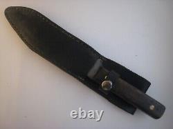 Old West Trading Post Knife & Sheath,' Snake Brand' Sheffield, Nice