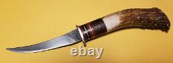 Older NORTHWOODS GLADSTONE MICH. Vintage Custom USA SCAGEL sheath knife