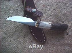 Older Randall Knife Hunting Fishing Skinning 3.5 Blade with GTR Sheath Stag NR