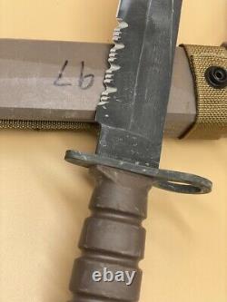 Ontario Knife Company OKC 3S USMC Combat Knife / Bayonet AUTHENTIC SURPLUS