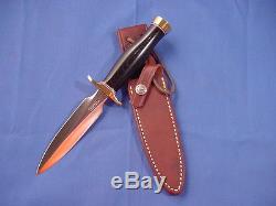 Original Randall Made Model 2 5 Knife withRMK No-hone Sheath Black Micarta