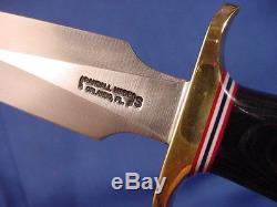 Original Randall Made Model 2 5 Knife withRMK No-hone Sheath Black Micarta