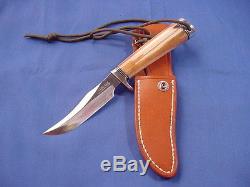Original Randall Made Model 8 Old Style 4 Knife withLeather no hone Sheath