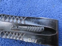 Original Ww2 Vintage German Luftwaffe Eagle 6 Fighting Knife And Scabbard