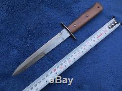 Original Ww2 Vintage German Luftwaffe Eagle 6 Fighting Knife And Scabbard