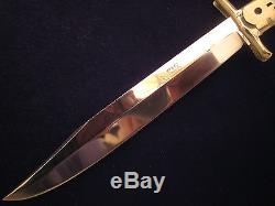 Pic Stag Folding Bowie Knife Solingen German Un-used Rare Old Hunting Knives