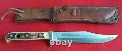 PUMA 1971 ORIGINAL BOWIE STAG Made in Germany knife/knives 6396 Used
