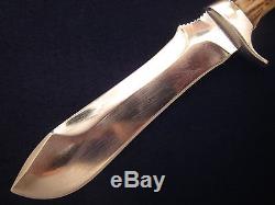 PUMA 6377 STAG WHITE HUNTER KNIFE pre-1964 ORIGINAL GERMAN BOWIE HUNTING KNIVES