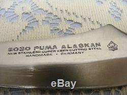 PUMA ALASKAN 6030 HUNTING KNIFE ORIGINAL LEATHER SHEATH super keen cutting steel
