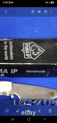PUMA ANTLER DROP POINT 103/RC Fixed Blade Knife Crown Stag 809029 Handmade