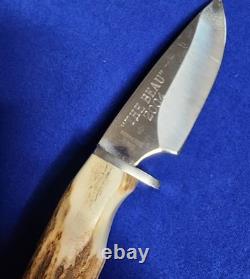 PUMA ANTLER DROP POINT 103/RC Fixed Blade Knife Crown Stag 809029 Handmade