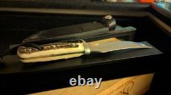 PUMA Skinner 6393 Handmade Fixed Blade Knife Germany Stag Handle Excellent