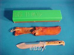 PUMA WHITE HUNTER 6377 STAG HANDLE GERMAN HUNTING KNIFE With BOX SCABBARD & PRICE