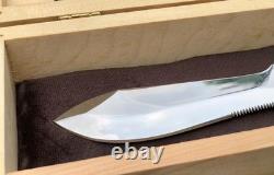 PUMA White Hunter Style Replica Knife German Design, Stag Handle, Fixed Blade