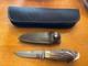 Parker Custom Series Drop Point Hunting Knife Crown Stag Hand Made Japan