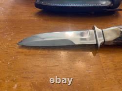 Parker Custom Series Drop Point Hunting Knife Crown Stag Hand Made Japan