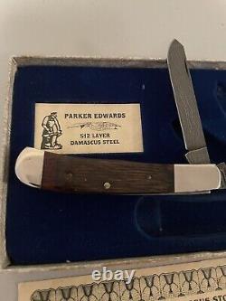 Parker Edwards Limited Edition Damascus Steel Knife 512 Layer