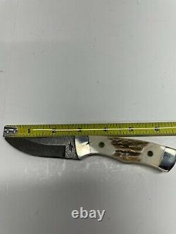 Parker fixed blade hunting knife USA With Leather Sheath Very Rare 3 Blade