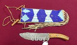 Plains Indian Blackfoot Sioux Tribe Hunting Fighting Knife Lakota 19th Century