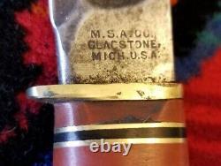 Pre WW1 Era 1905 1910 Vintage MSA CO. MARBLE'S 4-1/2 Ideal Bowie Knife Rare