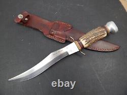 Pre-WW2 Solingen Wm. Willms SIBERIAN SKINNER Large HUNTING KNIFE