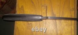 Pre-ownedWinkler Belt Knife Reproduction With Leather Sheath 80CrV2 Micarta Scale