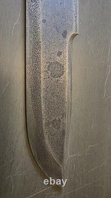 Predator Billy Knife Fallen Oak Forge Handmade Mint Condition Never Used Rare Predator Billy Knife Fallen Oak Forge Handmade Mint Condition Never Used Rare