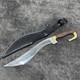 Premium 18 Bowie Knife Mirror-Finish Stainless Steel with Sheath