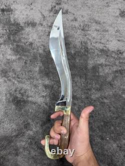 Premium 18 Bowie Knife Mirror-Finish Stainless Steel with Sheath