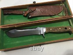 Puma 6377 White Hunter 1956 RARE For The White antique Knife with BOX Hunting #121