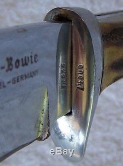 Puma 6396 Bowie Hunting Knife With Sheath Germany Fixed Blade Knife