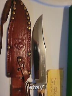 Puma 6396 Handmade PRE 1964 Pumaster Stag Handle Bowie Knife With Box SeeRead