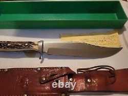 Puma 6396 Handmade PRE 1964 Pumaster Stag Handle Bowie Knife With Box SeeRead