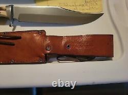 Puma 6396 Handmade PRE 1964 Pumaster Stag Handle Bowie Knife With Box SeeRead