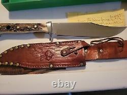 Puma 6396 Handmade PRE 1964 Pumaster Stag Handle Bowie Knife With Box SeeRead