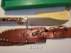 Puma 6396 Handmade PRE 1964 Pumaster Stag Handle Bowie Knife With Box SeeRead