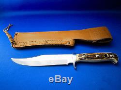 Puma BOWIE Hunting Knife 6396 GENUINE-PUMASTER-STEEL Made In Germany 1981 USED