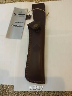 Puma Knife Leather Scout 803900 With Sheath In Box Not Used