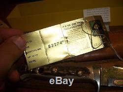 Puma SKINNER Hunting Knife 6393 Made In Germany withsheath & original box & papers